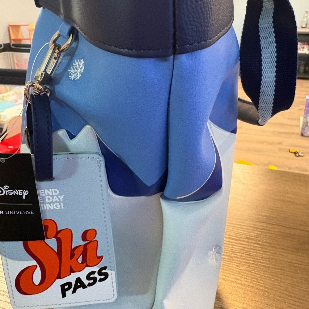 Her Universe Blue and White Mickey Mouse Skiing Tote - Picture 2 of 6